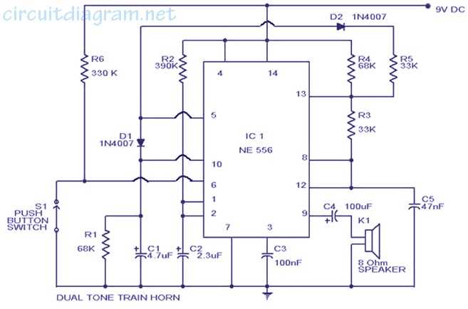 air horn train horn wiring diagram without relay