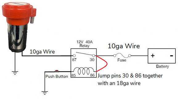 air horn train horn wiring diagram without relay