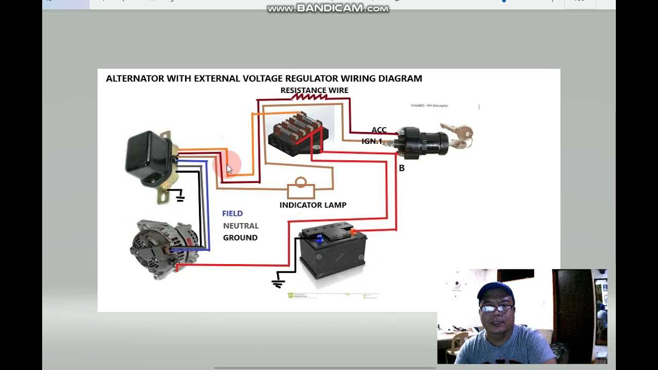 alternator wiring diagram external regulator