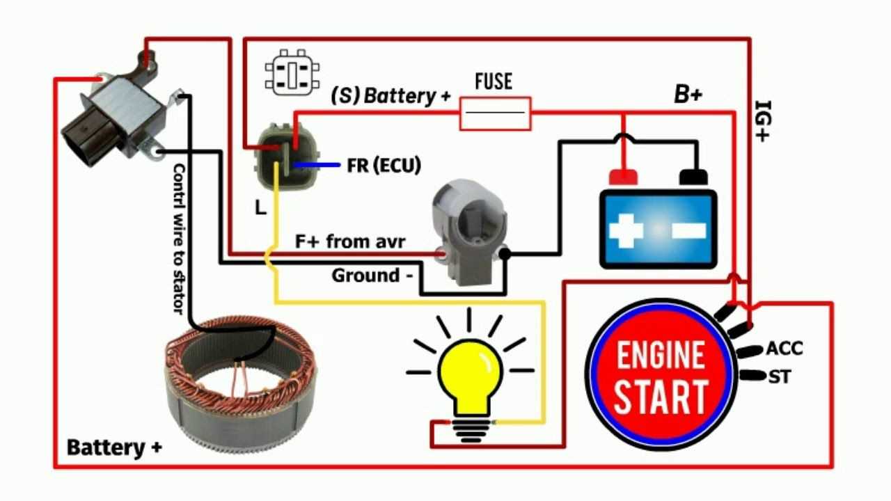 alternator wiring diagram toyota