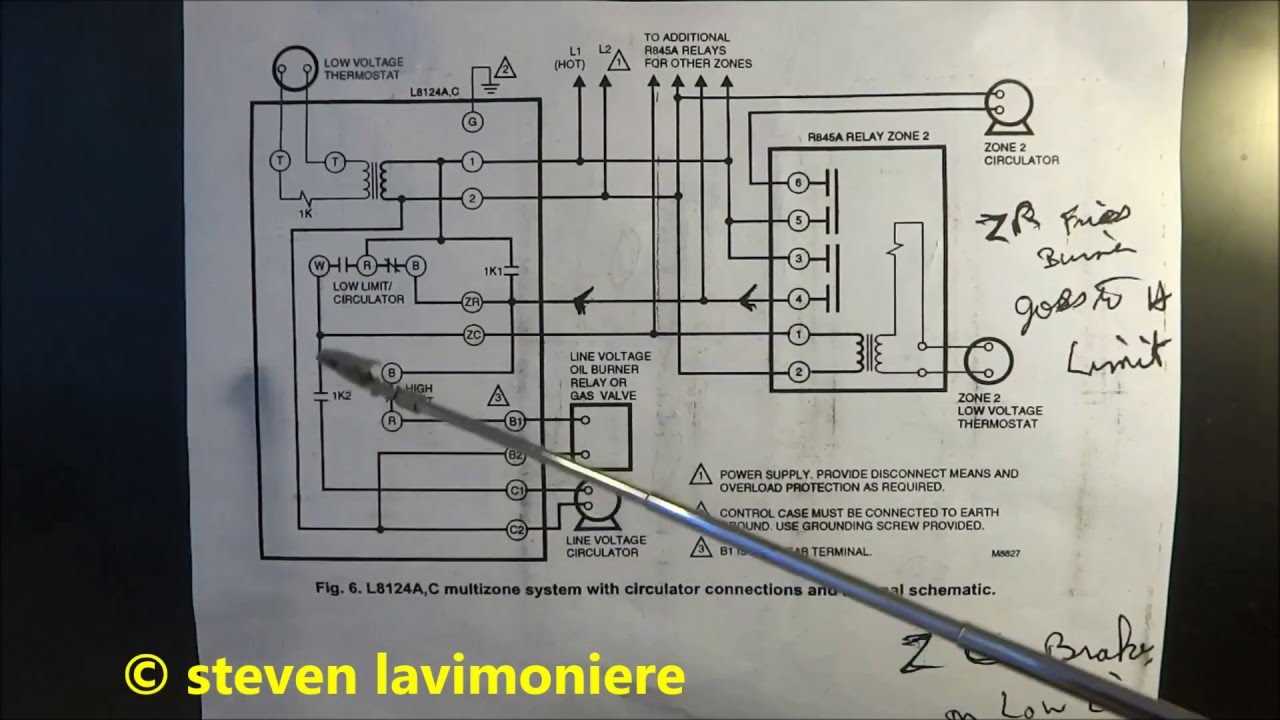 aquastat relay l8148e wiring diagram