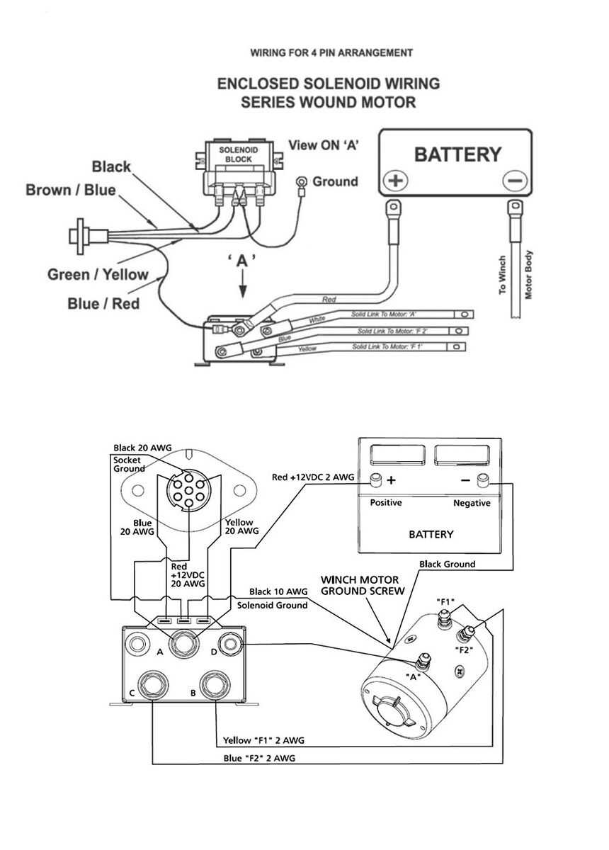 badland winch solenoid box wiring diagram