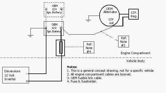 basic car battery wiring diagram