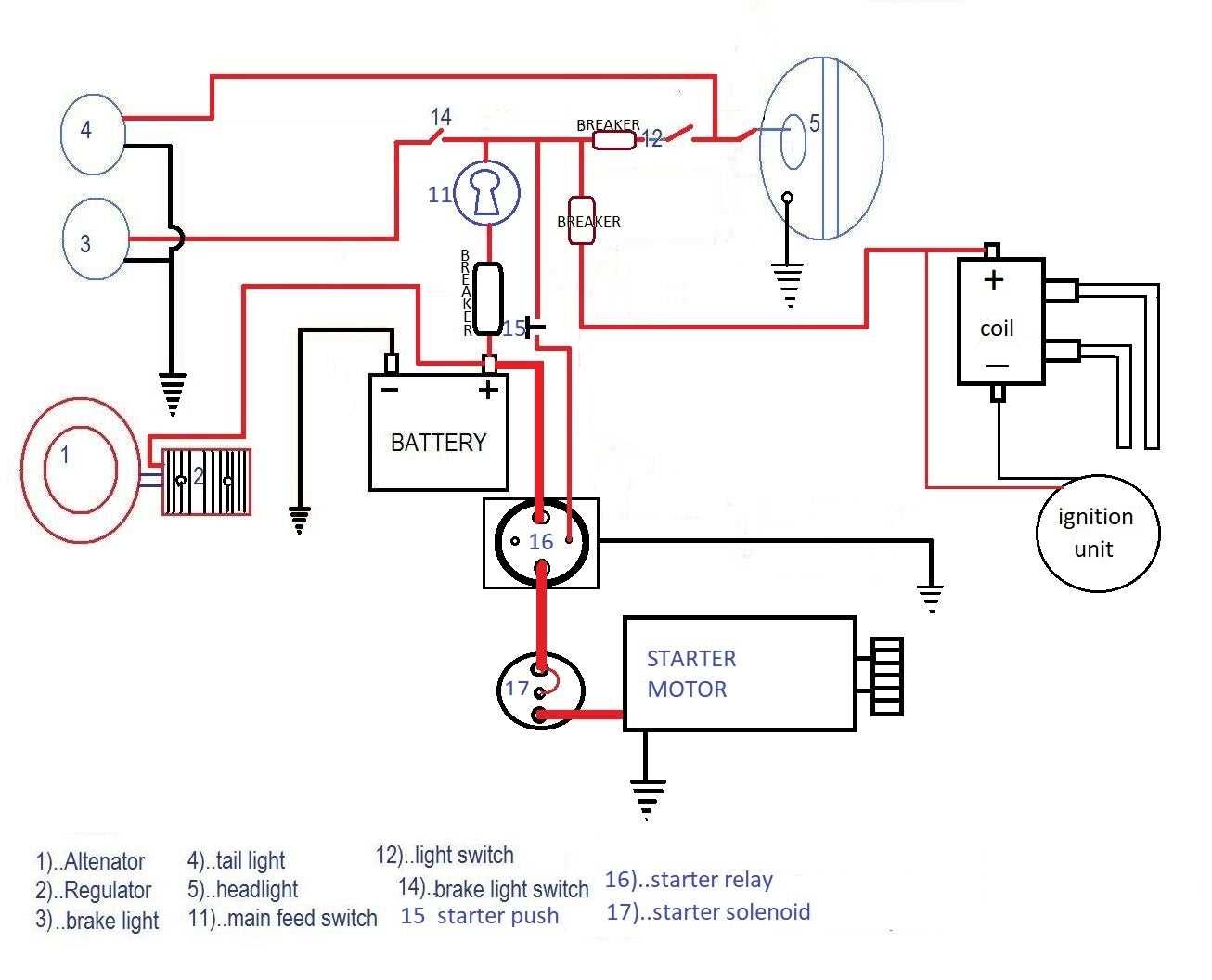 basic ignition switch wiring diagram