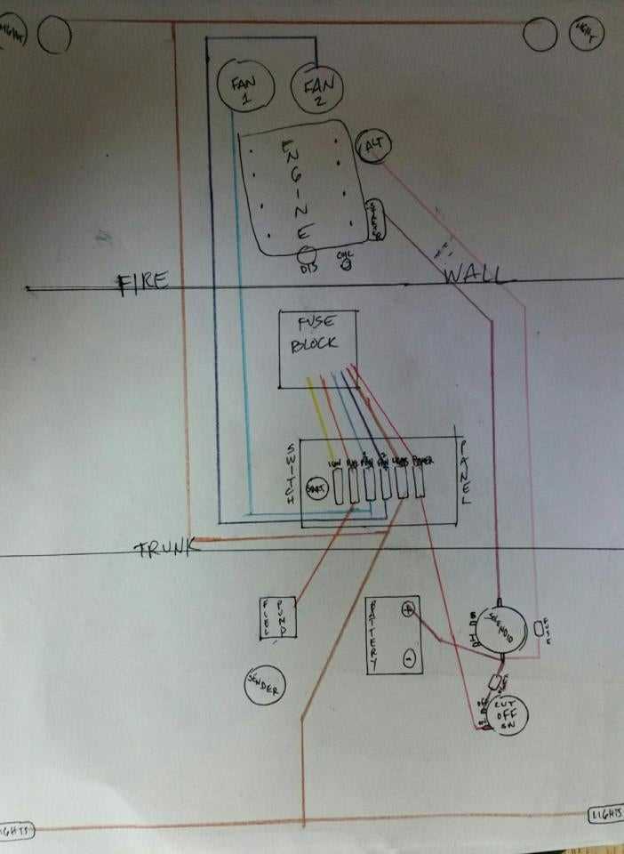 basic race car wiring diagram