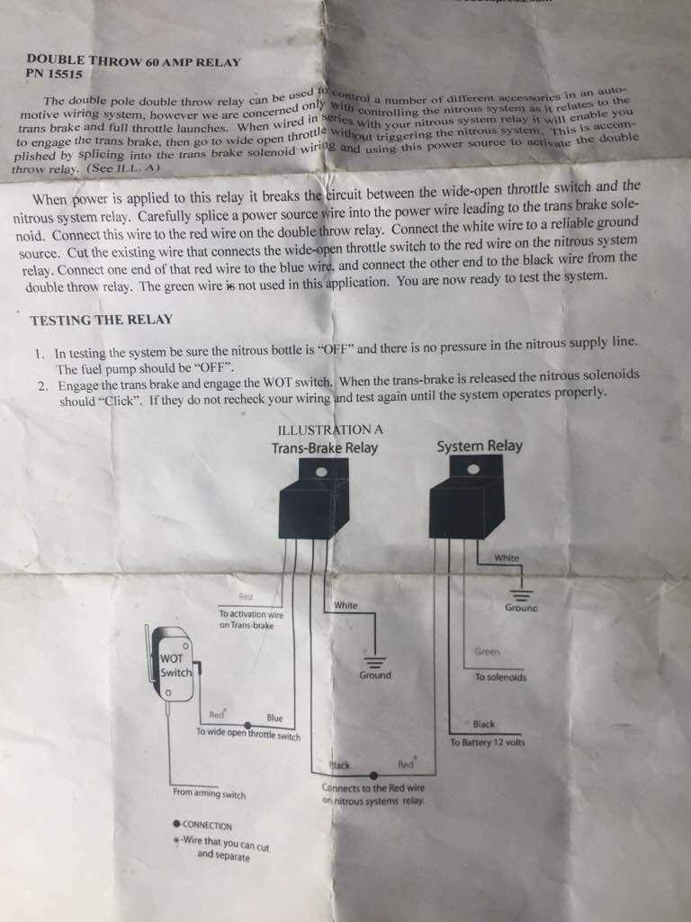 basic transbrake wiring diagram