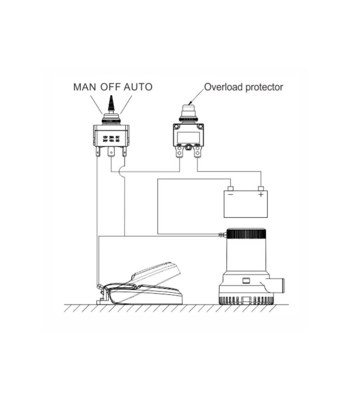 bilge pump with float switch wiring diagram