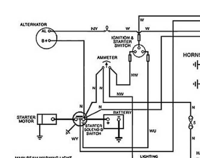 boat alternator wiring diagram