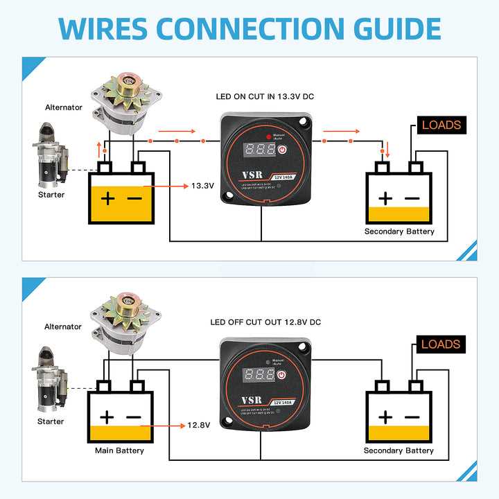 boat battery isolator wiring diagram