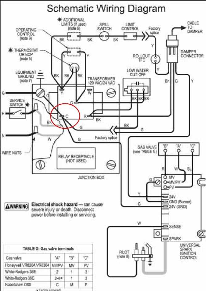 boiler wiring diagram for thermostat