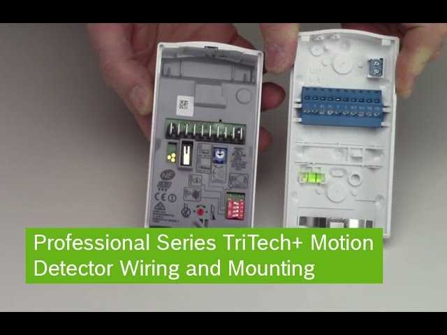 bosch motion detector wiring diagram