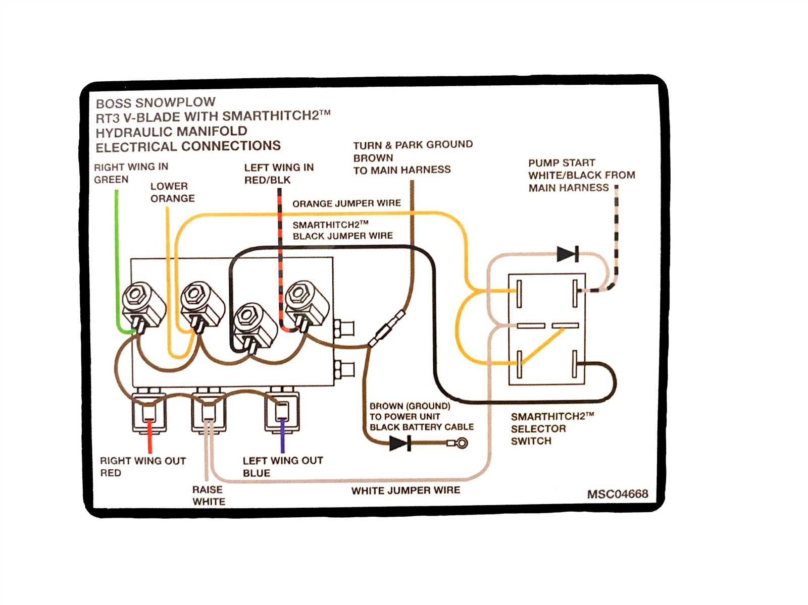 boss plow wiring harness diagram