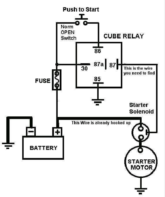 button switch wiring diagram