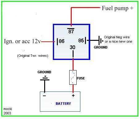 bypass relay wiring diagram