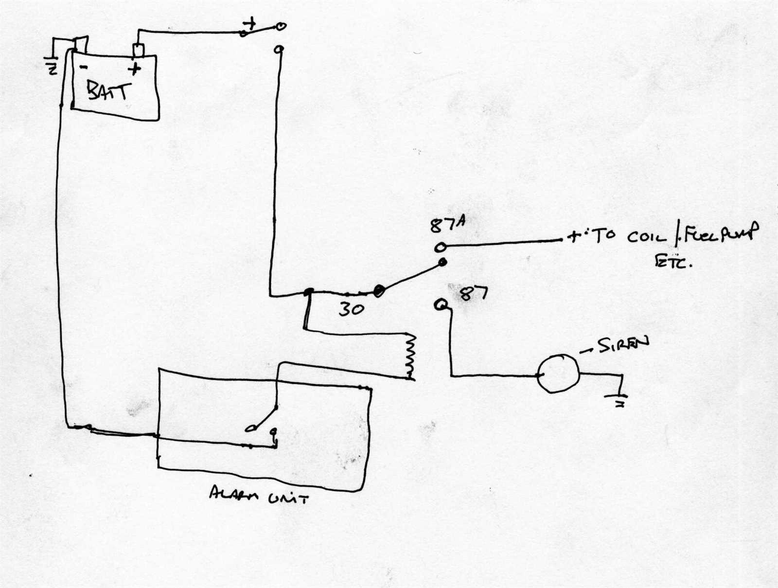 car alarm system wiring diagram