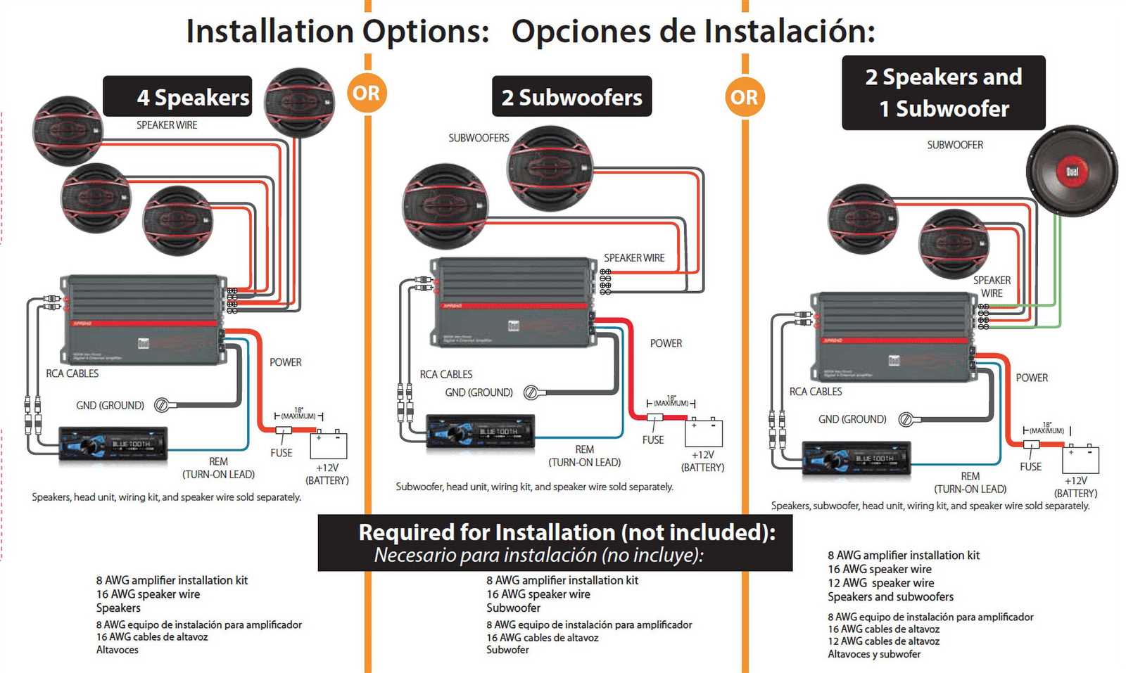 car amp wiring diagram