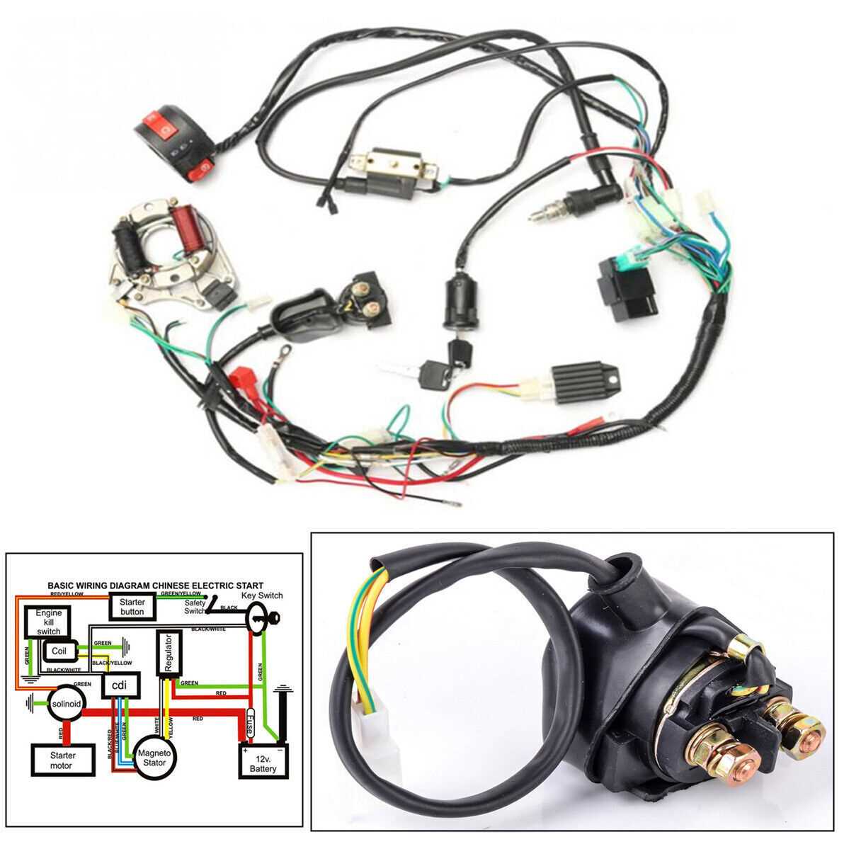 cdi 125cc engine wiring diagram