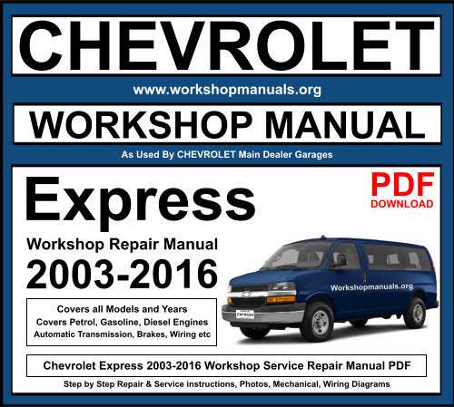 chevrolet express wiring diagram