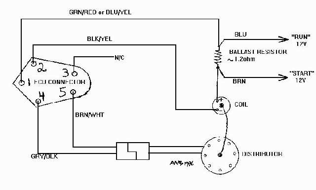 chevy 305 distributor wiring diagram