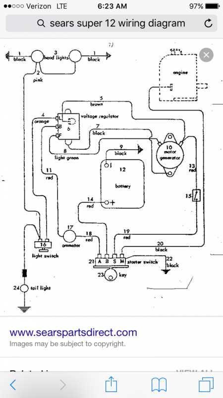 craftsman mower wiring diagram