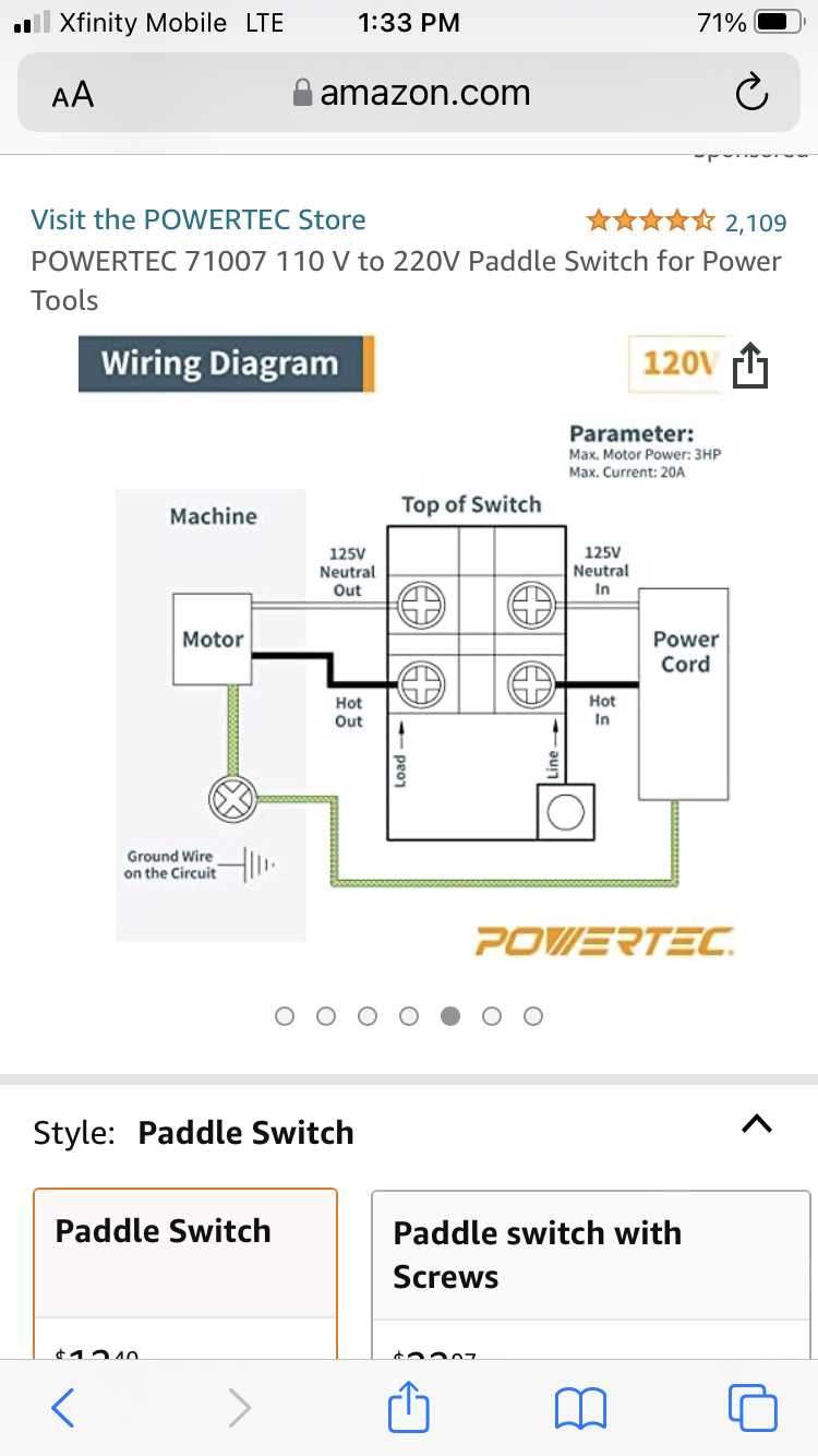 craftsman table saw switch wiring diagram