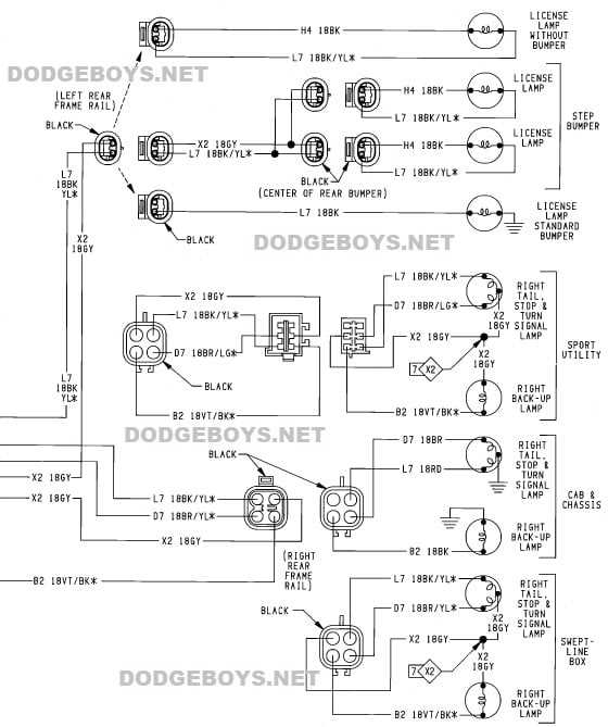 dodge ram tail light wiring diagram