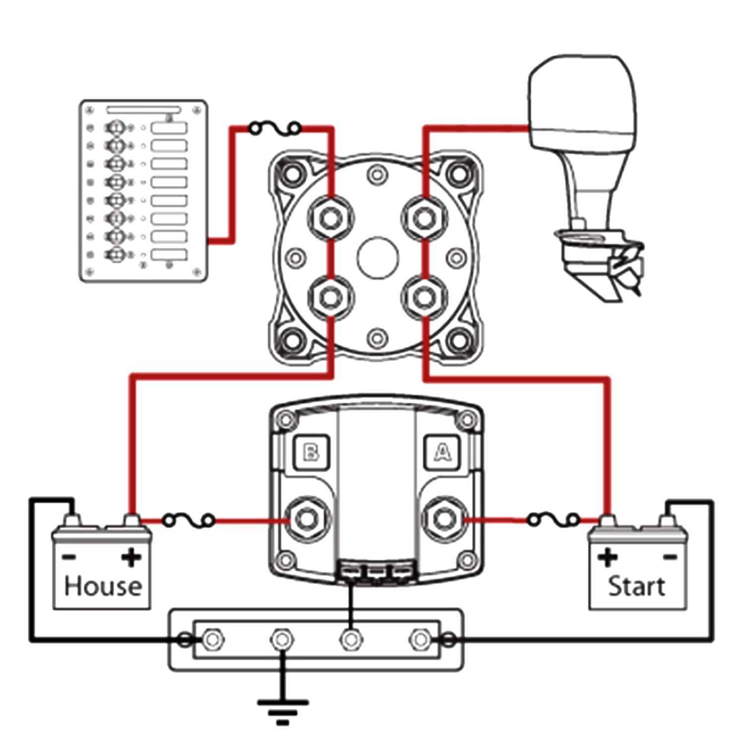 dual battery wiring diagram for boat