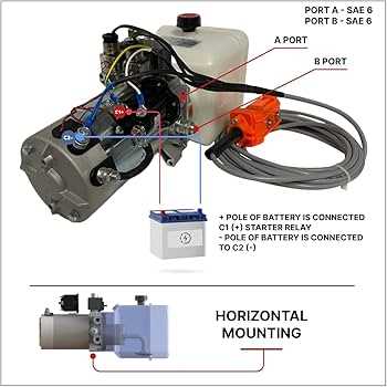 dump single acting hydraulic pump wiring diagram