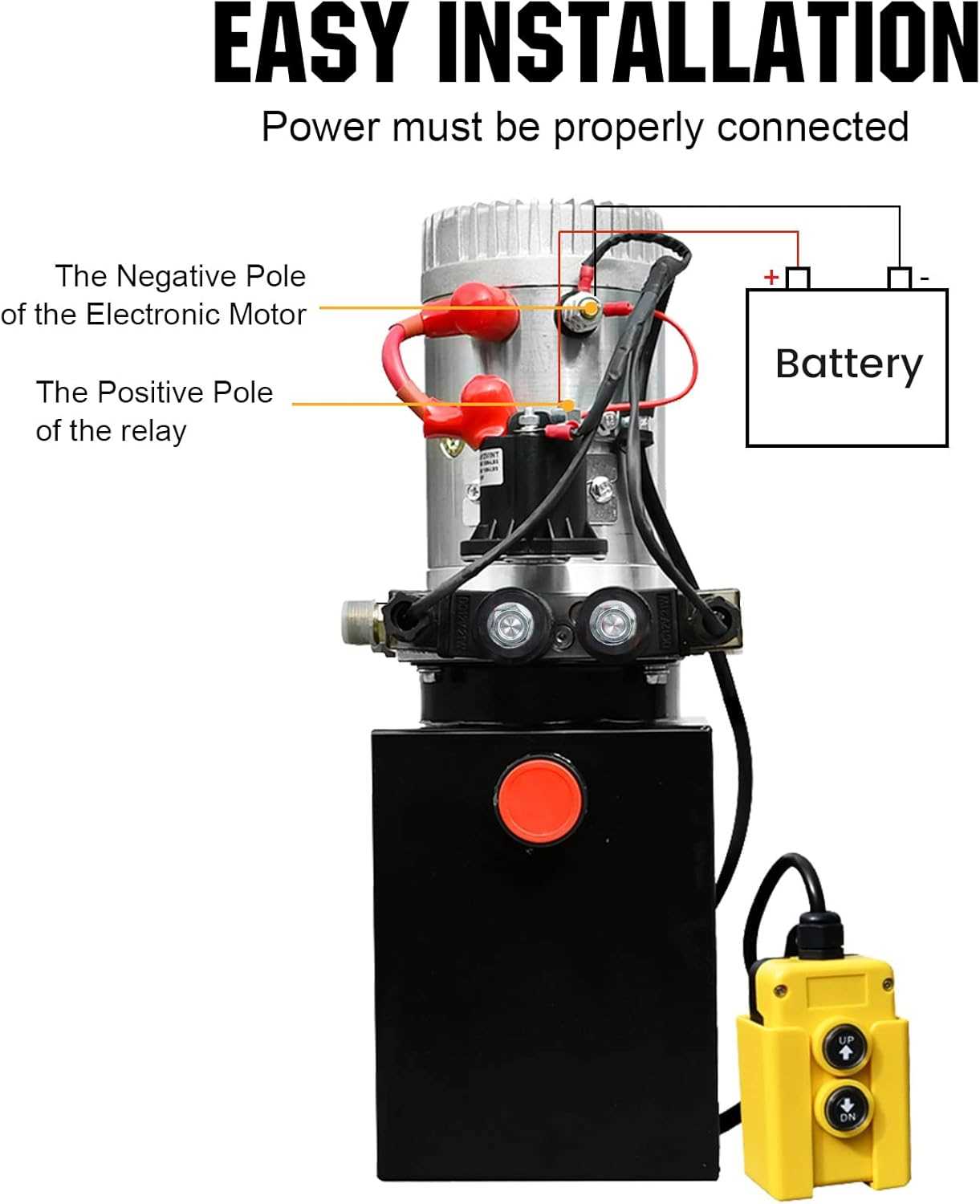 dump truck 12 volt hydraulic pump wiring diagram