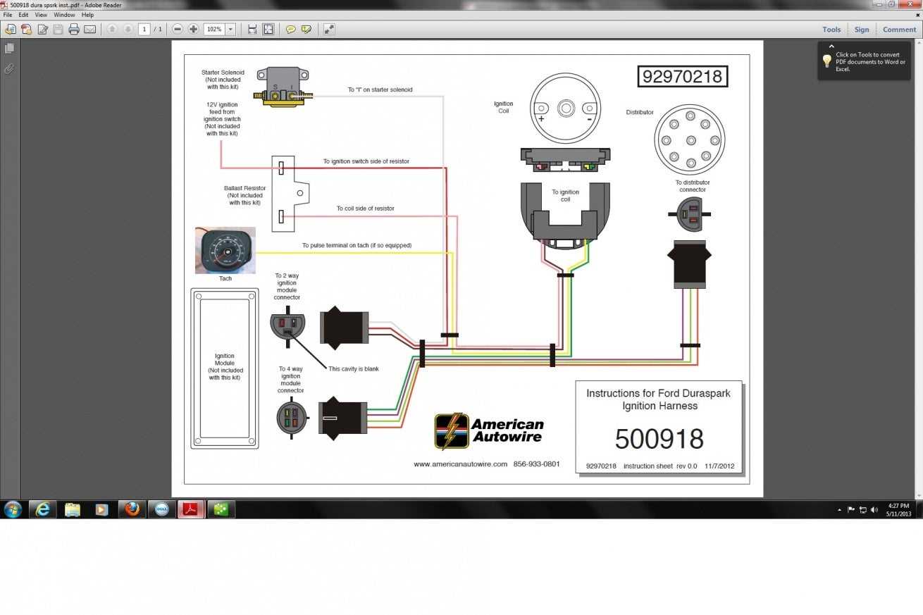 duraspark 1 wiring diagram