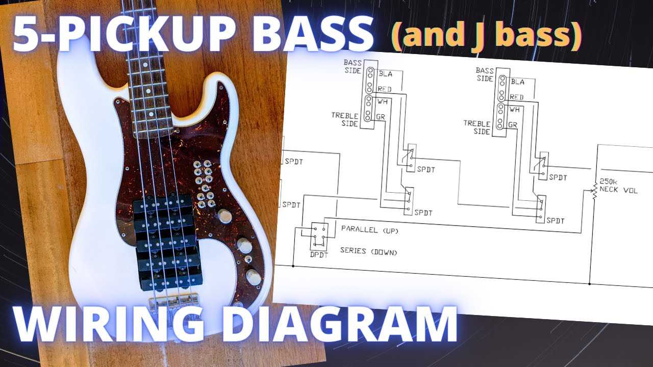 electric bass wiring diagram