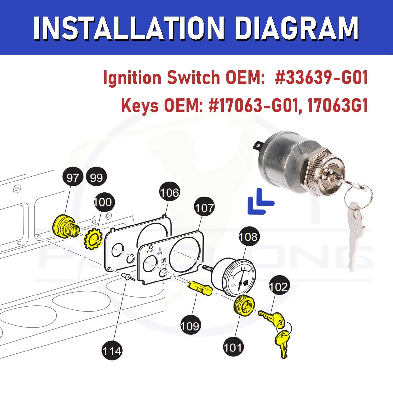 electric ezgo ignition switch wiring diagram