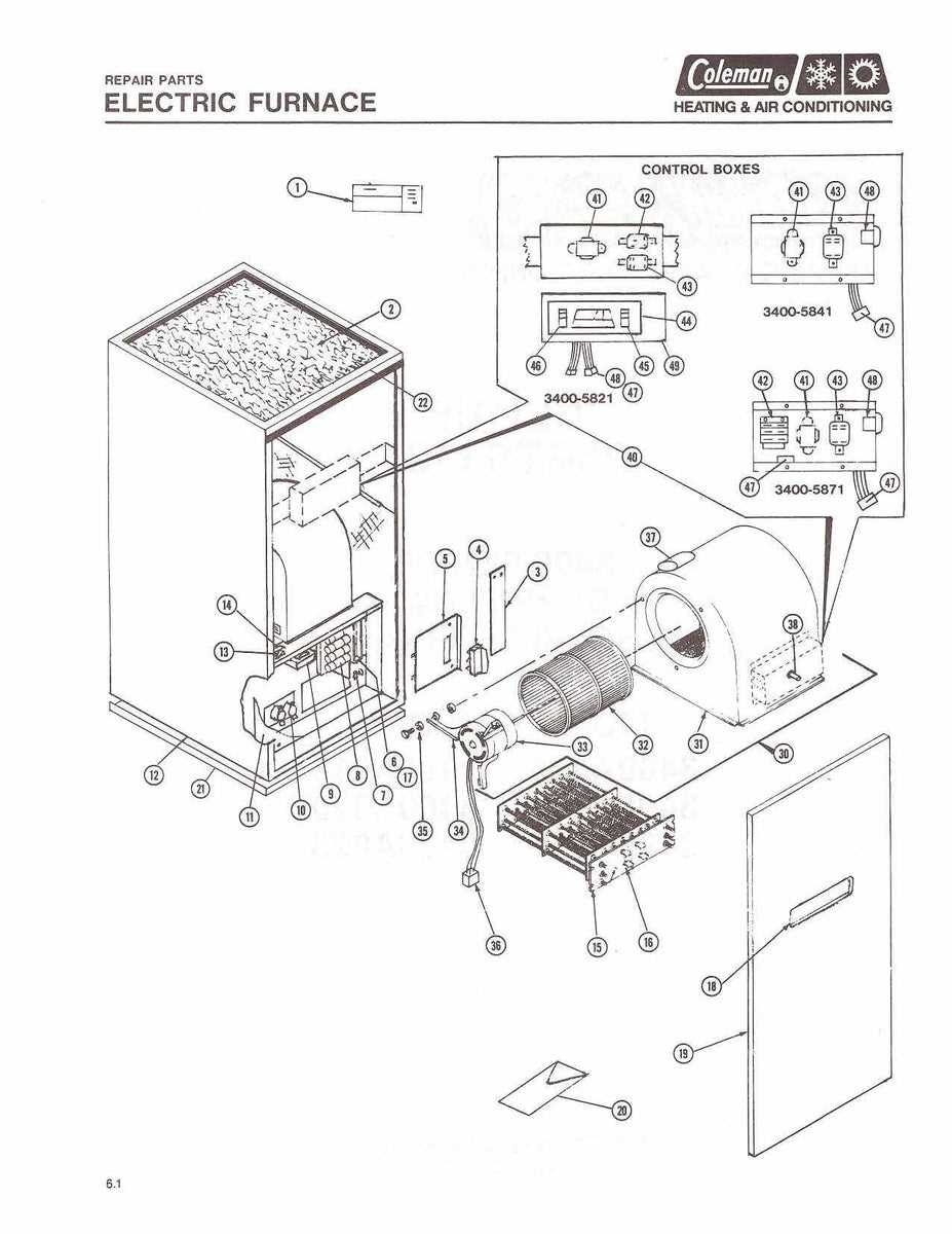 electric furnace wiring diagram