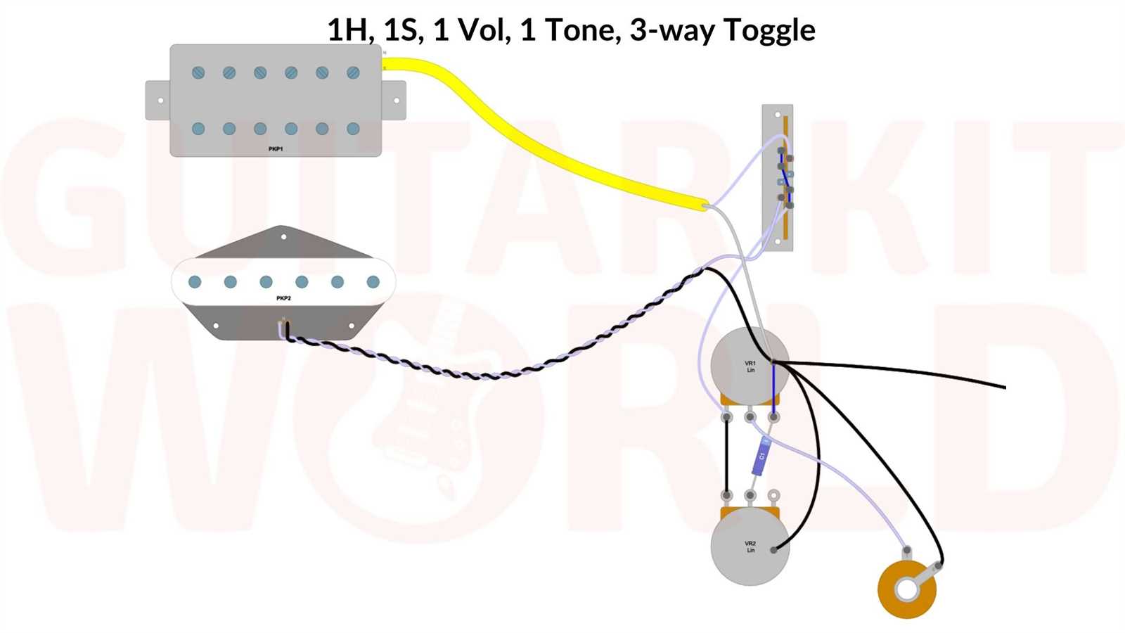 electric guitar telecaster hh wiring diagram