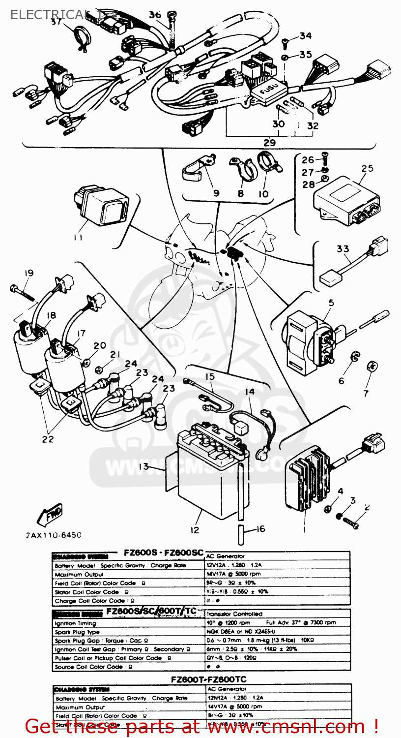 electrical yamaha warrior 350 wiring diagram