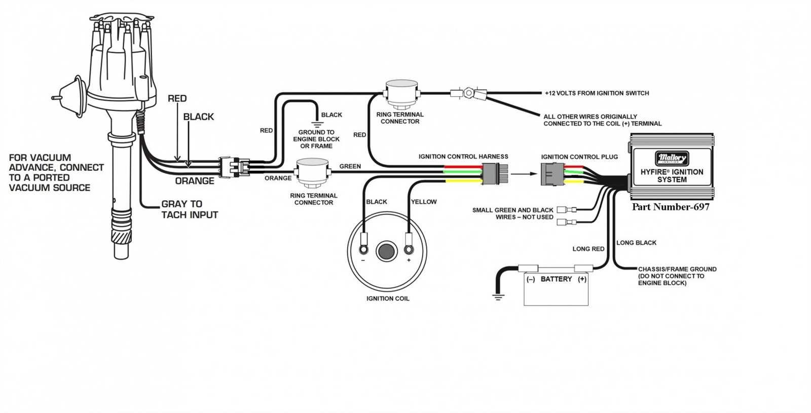 electronic ignition distributor wiring diagram