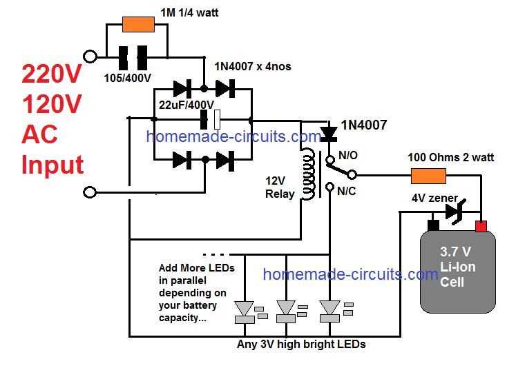 emergency lighting wiring diagram