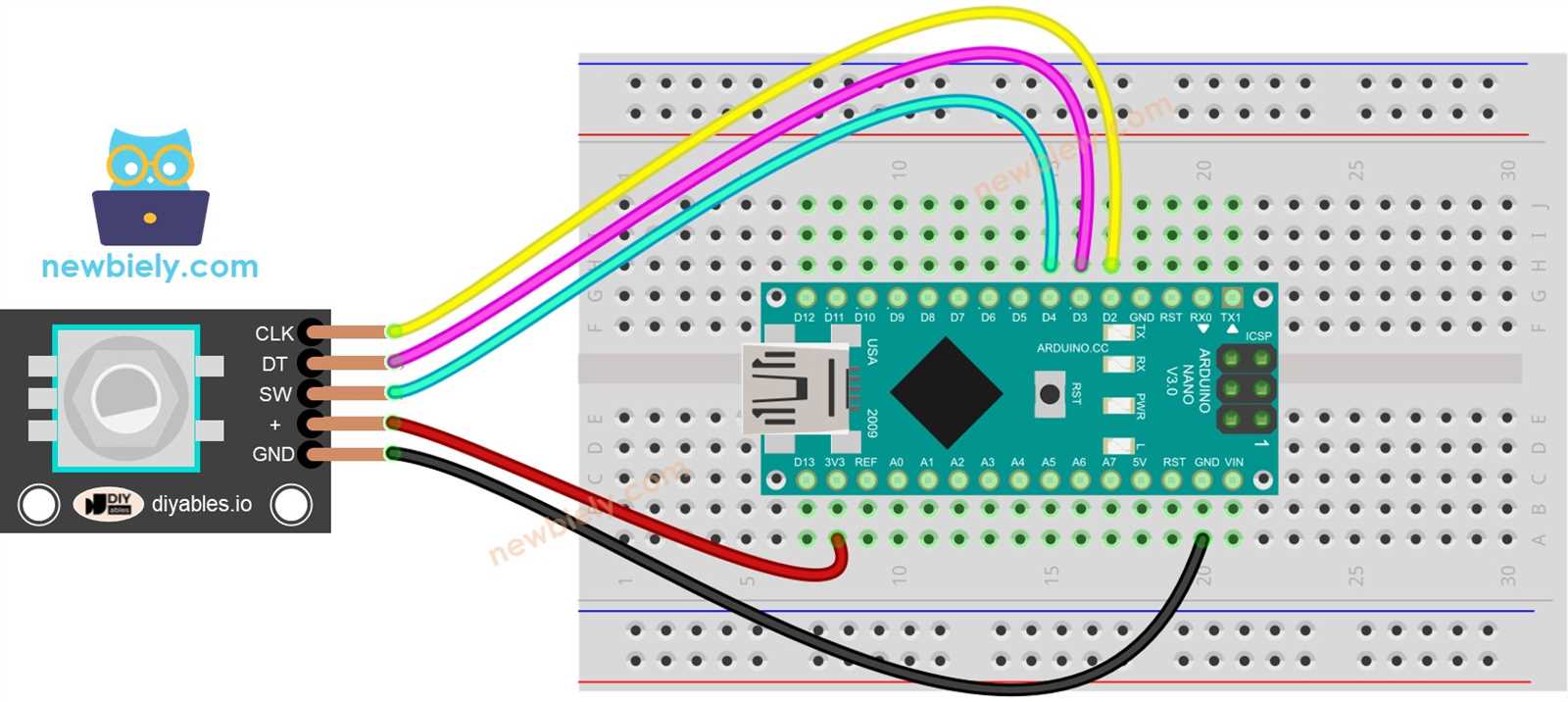 encoder wiring diagram