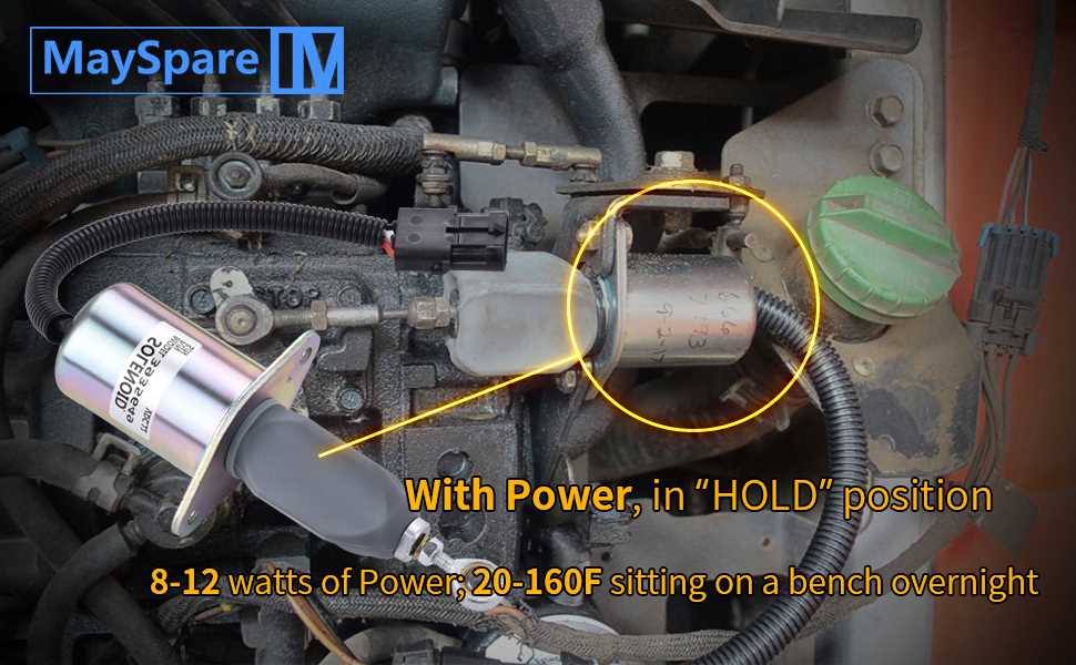 engine fuel shut off solenoid wiring diagram