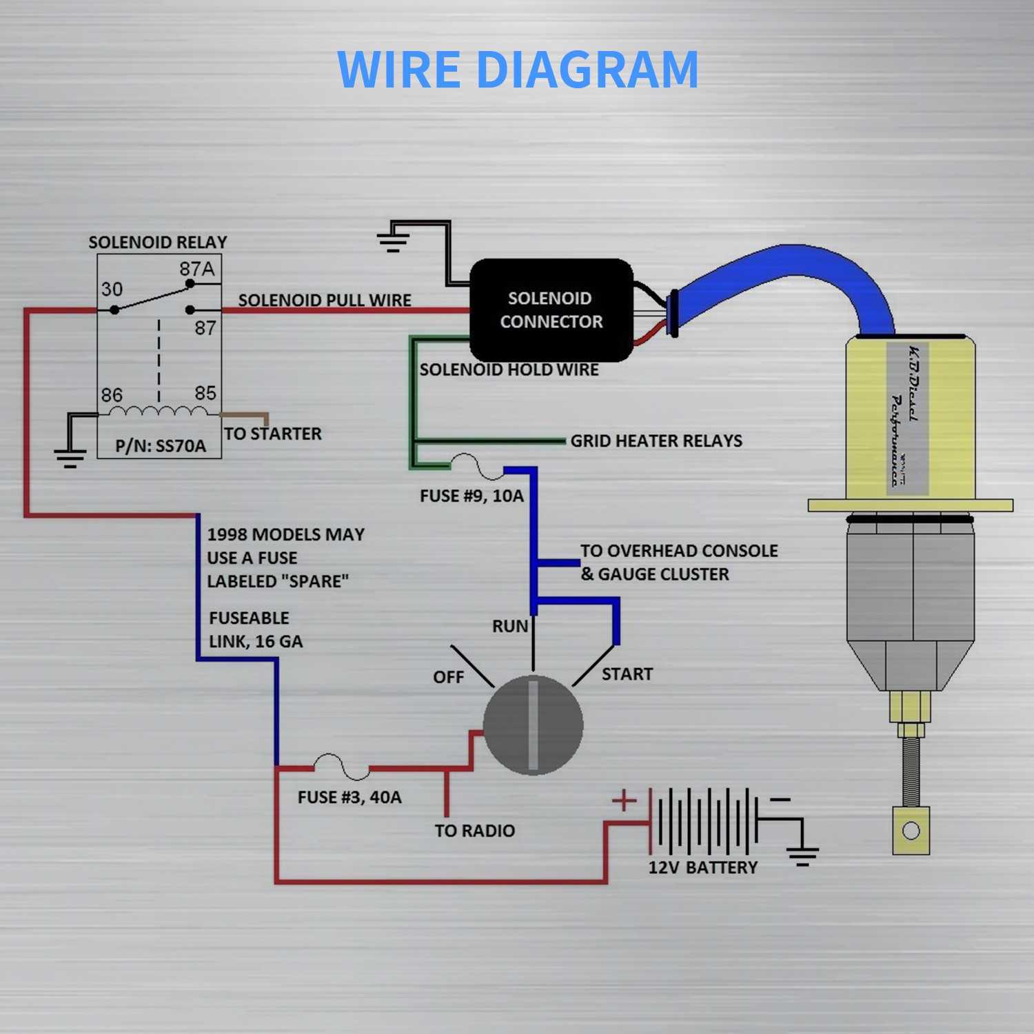 engine fuel shut off solenoid wiring diagram