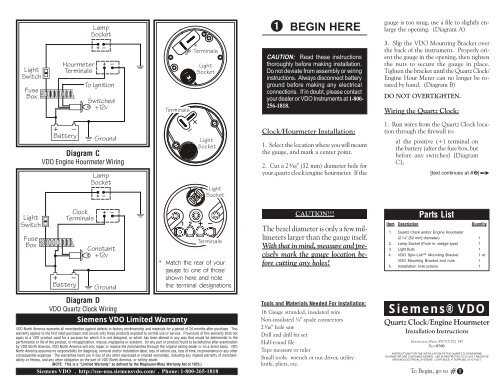 engine hour meter wiring diagram