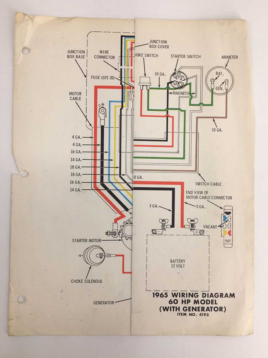 evinrude wiring diagram