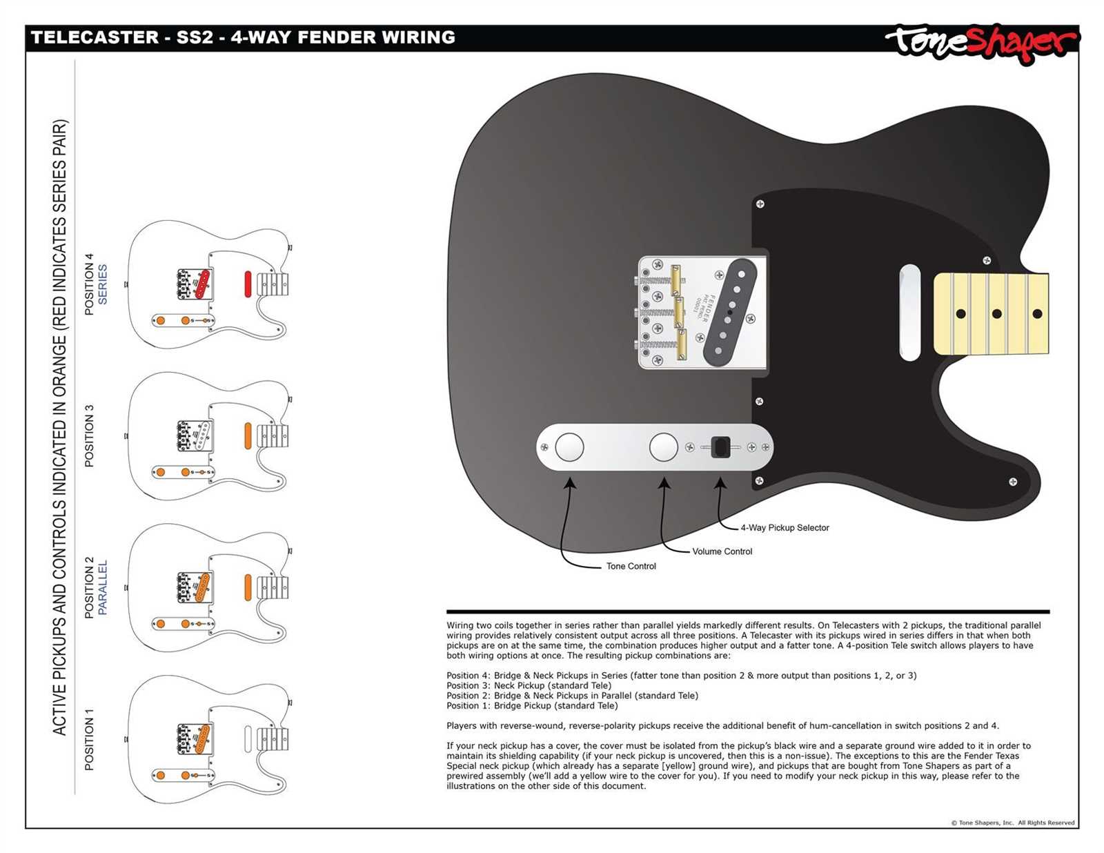 fender tele wiring diagram