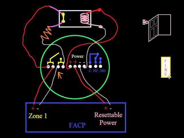 fire alarm relay wiring diagrams