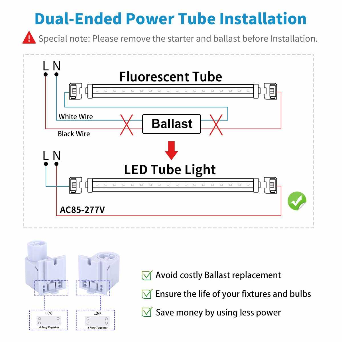 fluorescent bulb wiring diagram