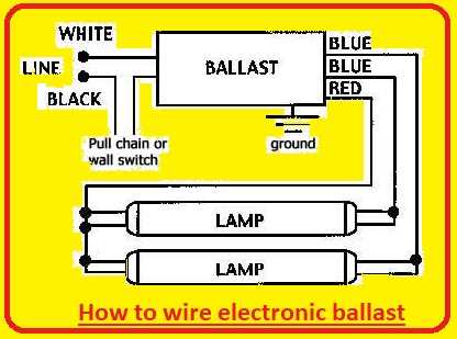 fluorescent wiring diagram