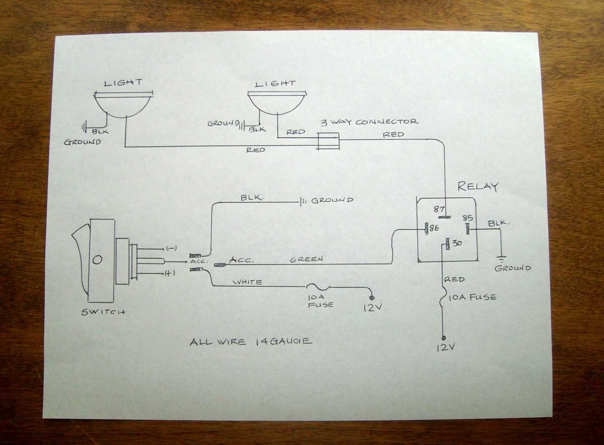 fog light wiring diagram