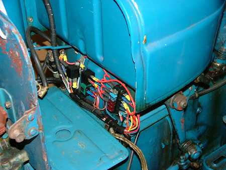 ford diesel tractor ignition switch wiring diagram