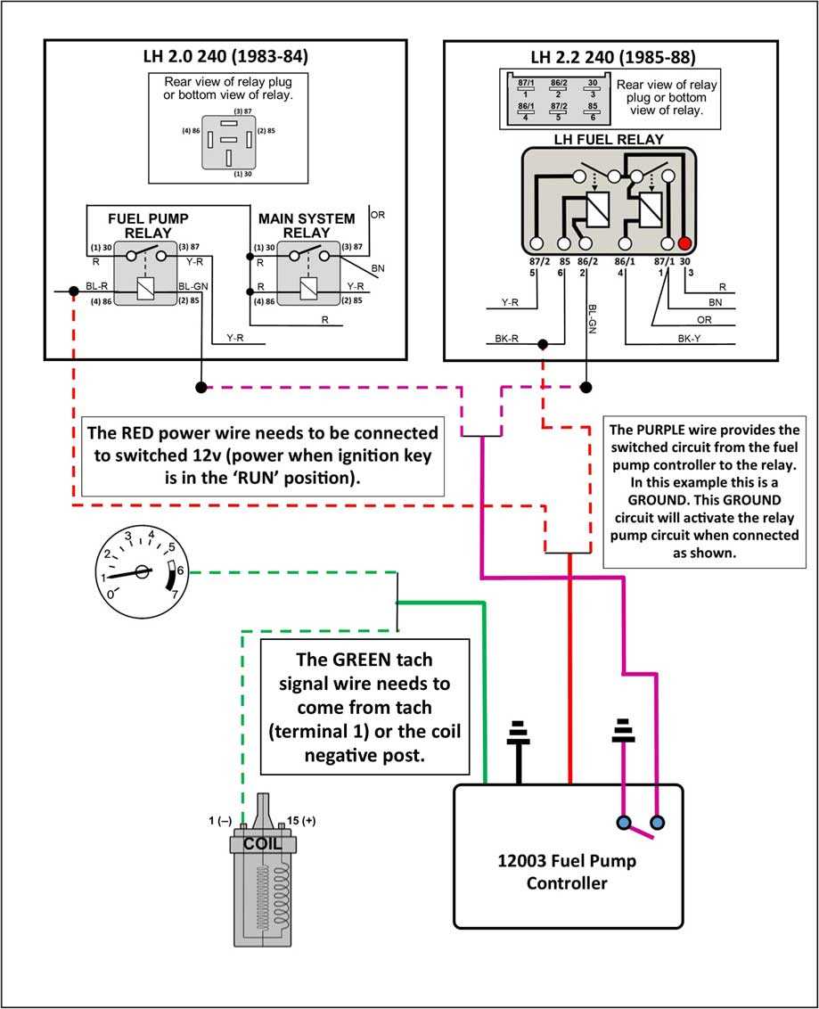 fuel pump wiring diagram