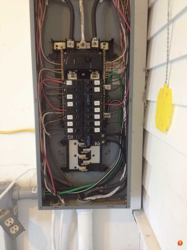 garage sub panel wiring diagram